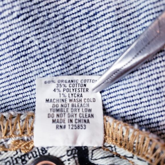 TAYLOR STITCH Democratic Button Fly Selvedge Jeans Med-Dark Blue Men's Size 35W - Picture 7 of 14